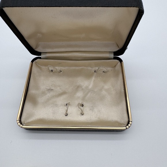 Vintage US American Flag Enamel Cuff Links Tie Tack USA Unbranded Gold - Picture 10 of 11